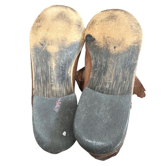 STEVEN by Steve Madden Brown Distressed Leather Ankle  Moto Women's Size 6 - Picture 3 of 5